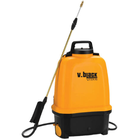 POMPA A SPALLA IRRORATRICE BATTERIA LITIO ELETTRICA 16Lt V-BLACK VITA VOLPI