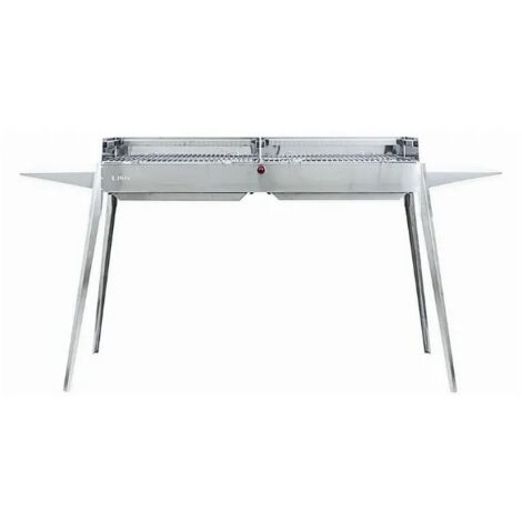 Barbecue a Carbone Carbonella in Acciaio Lisa Luxury Etna Maxi