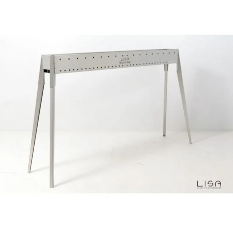Barbecue a carbone per arrosticini Lisa Miami 1200 in acciaio inox