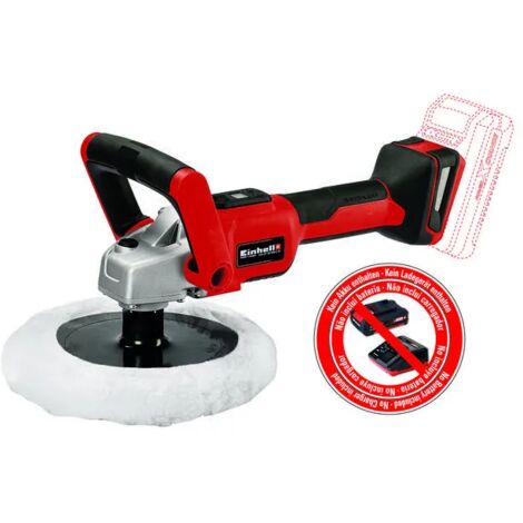 Lucidatrice levigatrice a batteria Einhell CE-CP 18/180 Li E-Solo 180 mm PXC