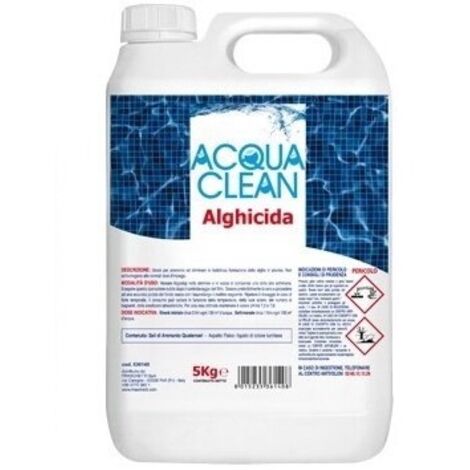 Alghicida liquido Acqua Clean per piscine confezione da 5Kg (1/10)