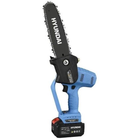 potatore a catena a batteria hyundai "25320" barra 20 cm 18v 4ah