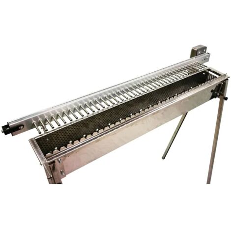 Barbecue arrosticini Tecnoroast TRS-40B inox automatico batteria ed elettrico