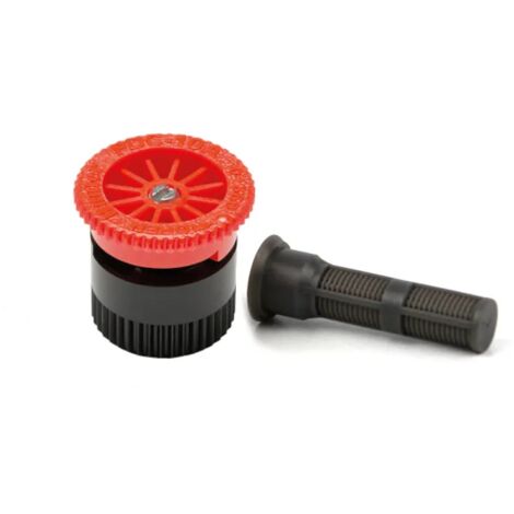 Testina regolabile per irrigatore - gittata mt.3 - colore rosso