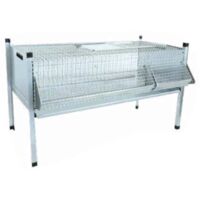 Gabbia pulcini e quaglie 100119 Ropet 15 quaglie 4kg 99x47x50 cm sovrapponibile