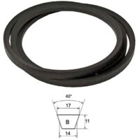 Cinghia trapezoidale sezione B modello B68 a B128 40Acirc° 17mm 14mm 11mm - 64197