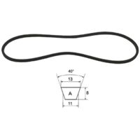 Cinghia trapezoidale sezione A modello A64 ad A128 40Acirc° 13mm 8mm 11mm - 64124