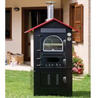 Forno a legna a fuoco indiretto da esterno Clementi Smart - 45x80
