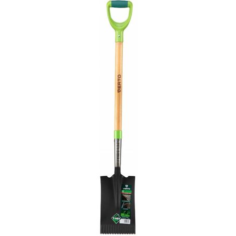 Bêche Verto T-REX 15G002 avec manche en bois