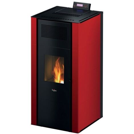 Pegaso Mira 22 - Poêle à granulés hydro rouge 22 kW