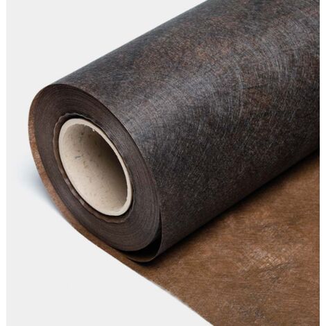 Feuille de paillage TNT thermocollé 1m x 100m – 100 % polypropylène – Résistant aux UV – Contrôle des mauvaises herbes sans produits chimiques