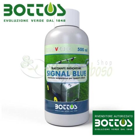 Traceur pour pelouse 500 ml – Non-toxique – Indicateur de distribution – Compatible avec herbicides et engrais liquides – Bottos