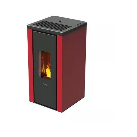 Vera - Poêle à granulés rouge 7 Kw