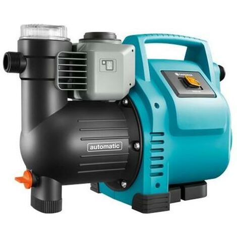 Gardena – Pompe de surface automatique 3500 l/h – Hauteur d'aspiration 40 m – Puissance 800 W – Pression max 4 bar – Protection thermique (1/4)