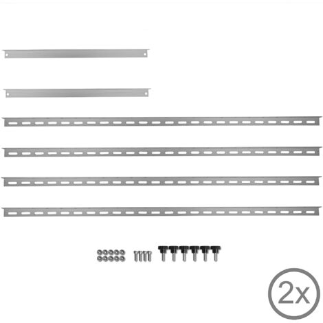 Support de panneau solaire en aluminium Zelsius, de 0 à 90 degrés, pour deux panneaux, barre de support 114 cm
