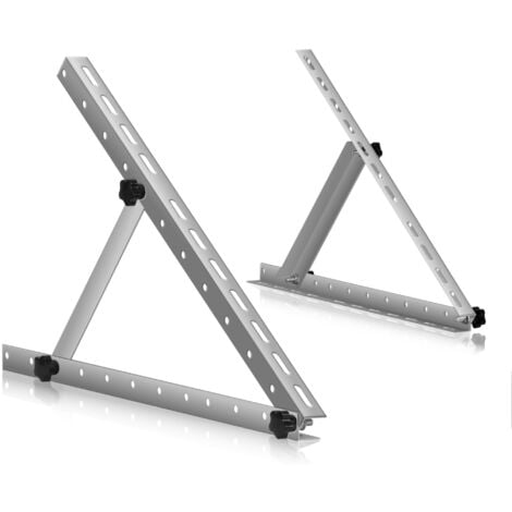 Support de panneau solaire en aluminium Zelsius, de 0 à 90 degrés, pour un panneau, barre de soutien 56 cm