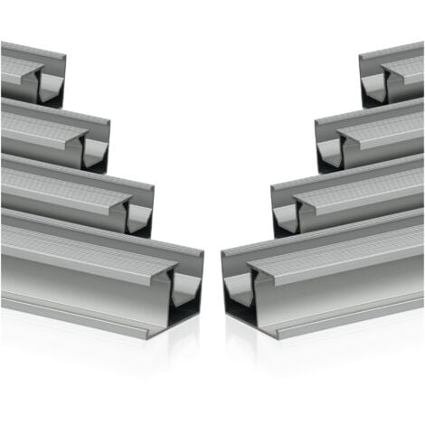 Rail de montage universel en aluminium Zelsius 150 cm pour un module solaire, rail de fixation, 8 pièces