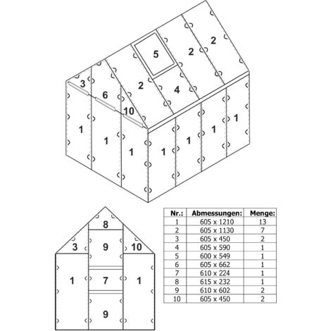 Kit de plaques alvéolaires Zelsius 31 pièces  4 mm Plaques de serre de rechange