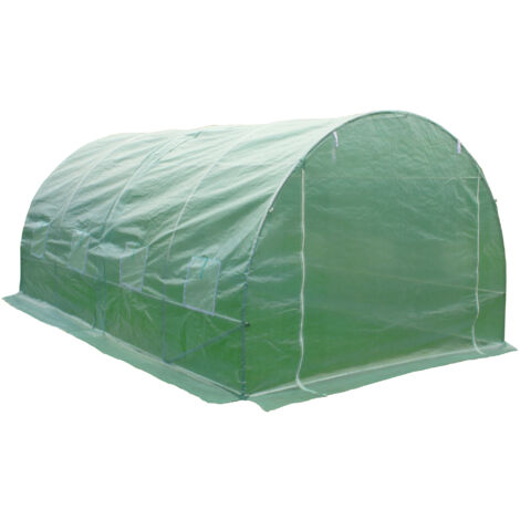 Serre en film plastique Zelsius (L) 4 x (l) 3 x (H) 2 m, serre à tomates stable, tente en film plastique