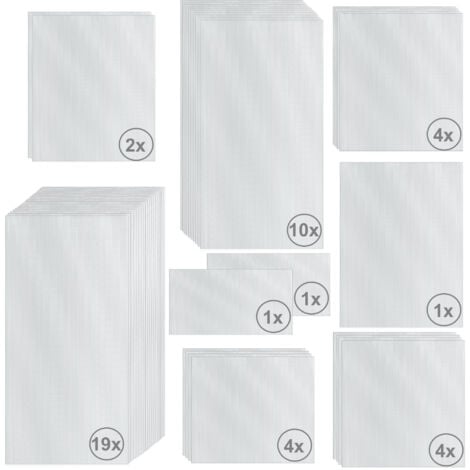 Kit de plaques alvéolaires Zelsius 46 pièces  Plaques de serre de rechange 6 mm