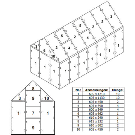 Kit de plaques alvéolaires Zelsius 46 pièces  Plaques de serre de rechange 6 mm