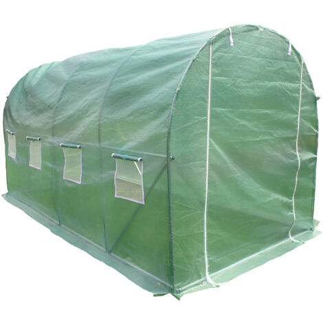Serre en film plastique Zelsius (L) 4 x (l) 2 x (H) 2 m, serre à tomates stable, tente en film plastique