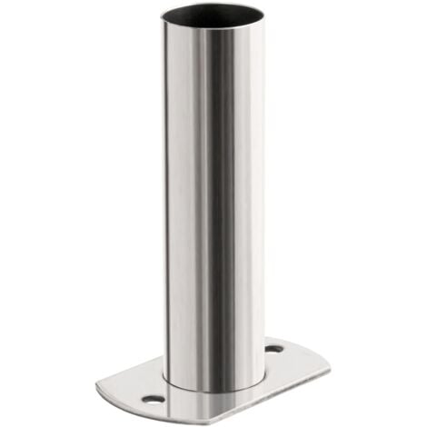 Support d'échelle de piscine en inox Zelsius  Ø 40 mm  Kit de montage pour échelle de piscine avec tube à bride  Douille pour échelle de piscine  Support d'échelle à bride stable, accessoires de pisci