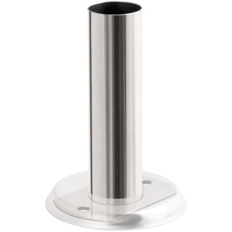 Support d'échelle de piscine en inox Zelsius  Ø 40 mm  Kit de montage pour échelle de piscine avec tube à bride  Douille pour échelle de piscine  Support d'échelle à bride stable, accessoires de pisci