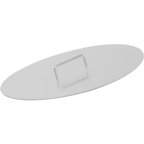 BBQ-Toro Couvercle pour brasero en acier inoxydable Ø 60 cm  Argent  Couvercle avec poignée