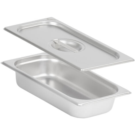 Mahlzeit Bac GN 1/3 avec couvercle Hauteur 65 mm Différentes tailles disponibles, bac gastronome