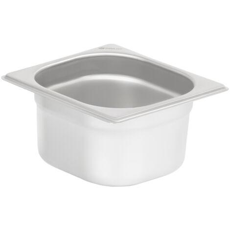 Hendi Bac GN 1/3 5,1L + Couvercle GN 1/3 - Inox Gastronome -40°C à +300°C - Professionnel Empilable