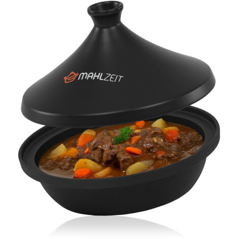 Mahlzeit Tajine en fonte Ø 25 cm émaillée Tajine avec couvercle, céramique émaillée pour four (1/5)