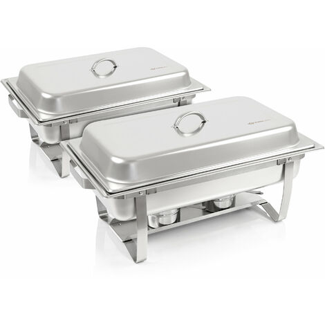 Zelsius Chafing dish Ensemble professionnel "Toulouse", 15 parties