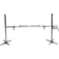 Bbq-Toro – Barbecue électrique à brochettes réglable en hauteur – Moteur 13W pour 40 kg – Longueur broche 110 cm – 5 hauteurs réglables