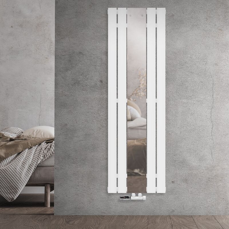 TERMOSIFONE BAGNO ELETTRICO 60X77 BIANCO CON TERMOSTATO