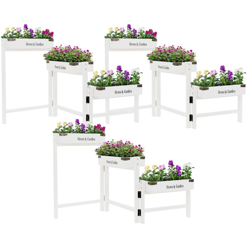 Scaffale per piante Porta piante multifunzione creativo Scala decorativa per  fiori per balcone, soggiorno, ufficio, giardino 36x23,5x106 cm