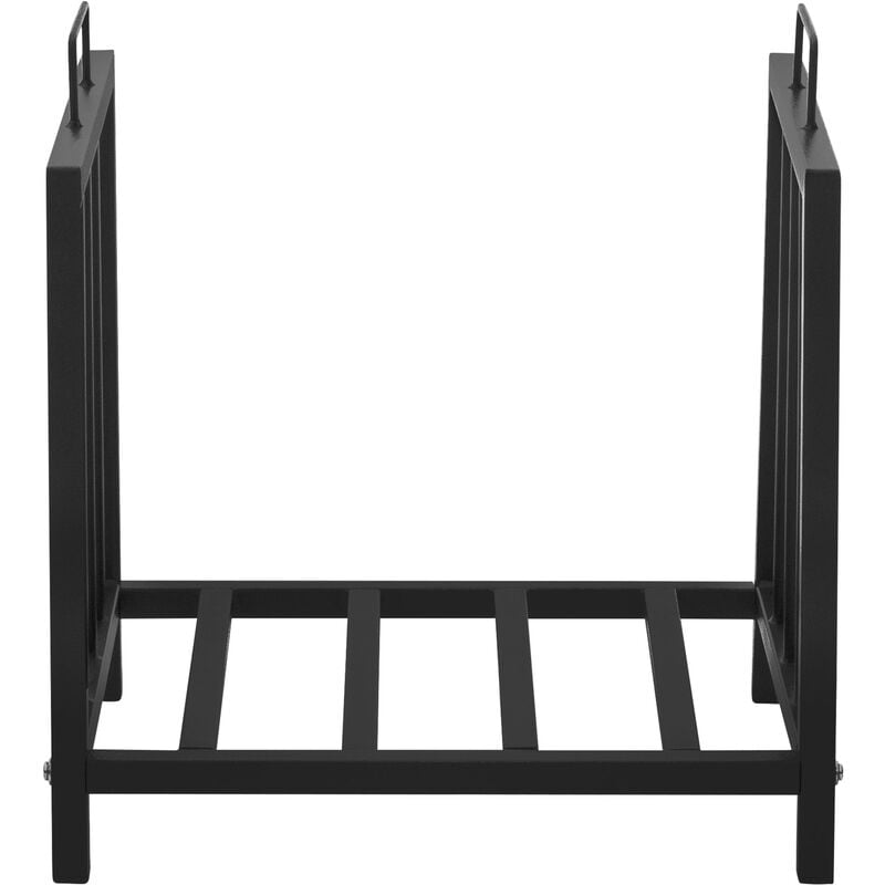 ML-Design Rastrelliera Porta Legna 100x150x25 cm Scaffale Verticale in  Acciaio Nero per Interno Esterno Resistente alle Intemperie Supporto in  Metallo per Legna da Ardere da Soggiorno Camino Salotto