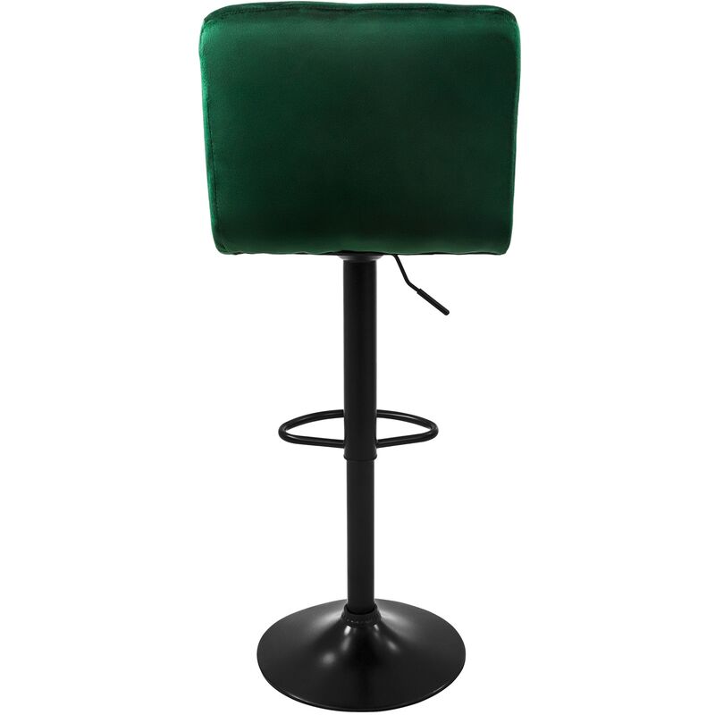 ML-Design Set 2 Sgabelli Da Bar Regolabili In Ecopelle - Sedie Girevoli Con Schienale E Poggiapiedi Per Cucina E Isola - Foto 7