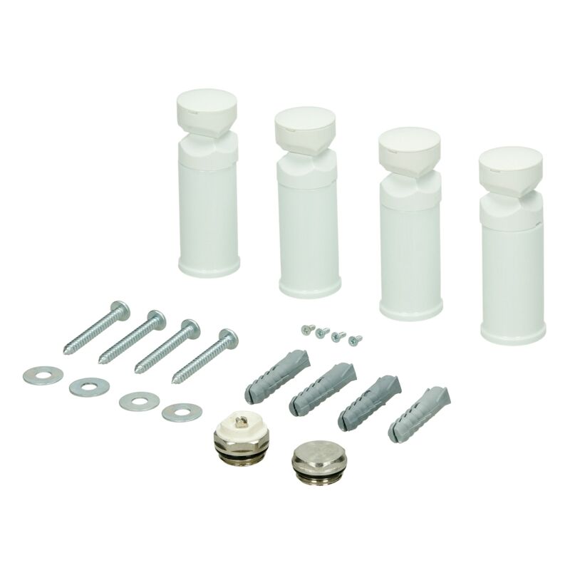 Radiatore Da Bagno Sahara 500x1200mm Bianco - Termosifone Scaldasalviette Con Connessione Laterale - Foto 3