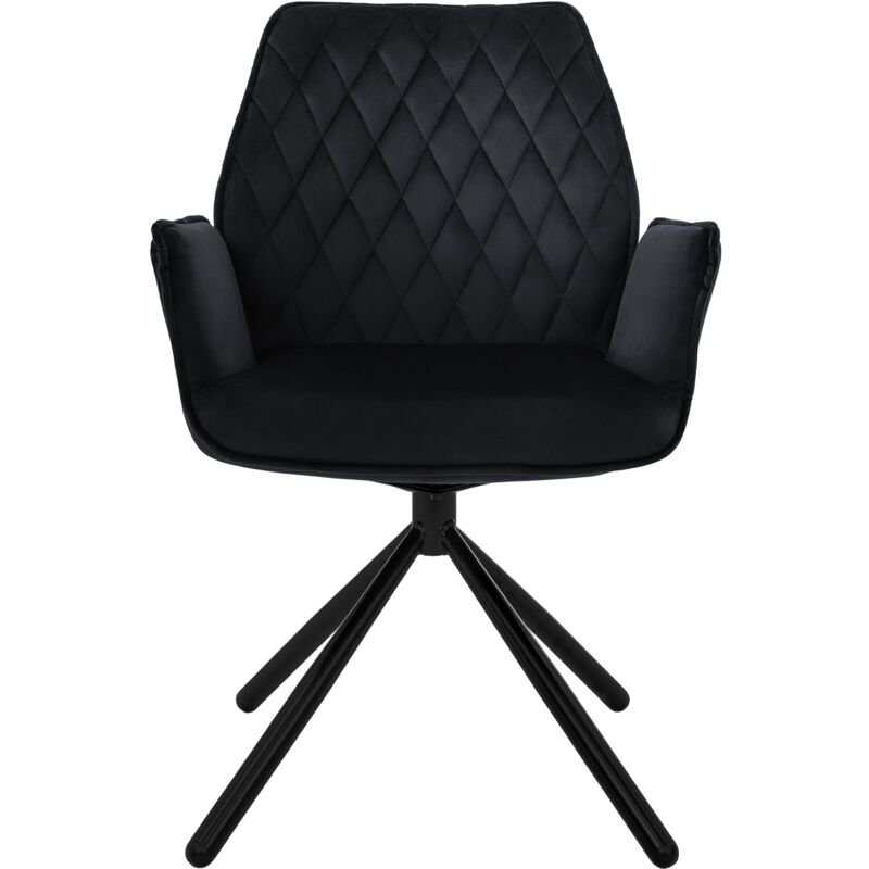 4 Poltroncine Da Pranzo In Velluto Con Gambe Oro | Sedia Per Soggiorno O Camera | Grigio Scuro | Capacit&agrave; 100 Kg