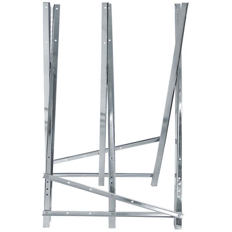 Cavalletto Per Motoseghe Pieghevole - Supporto Tronchi Zincato, Portata 150kg, 80x81x80cm - Foto 10