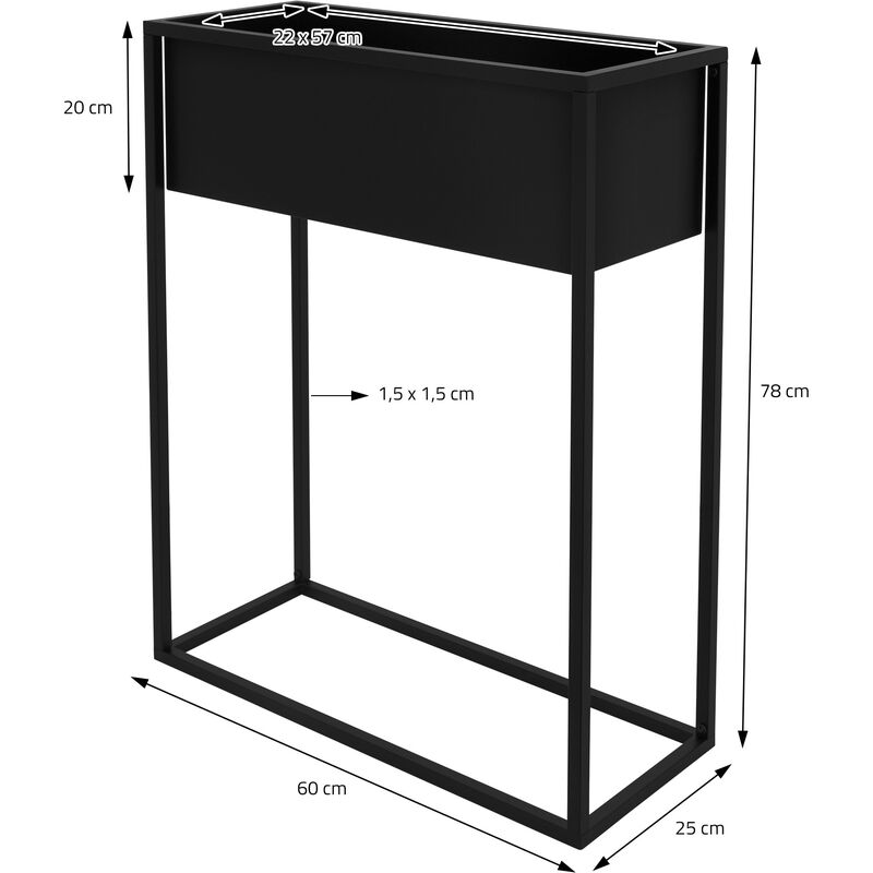 ML-Design Set 2 Supporti per Piante Altezze Diverse 21x50 / 21x70