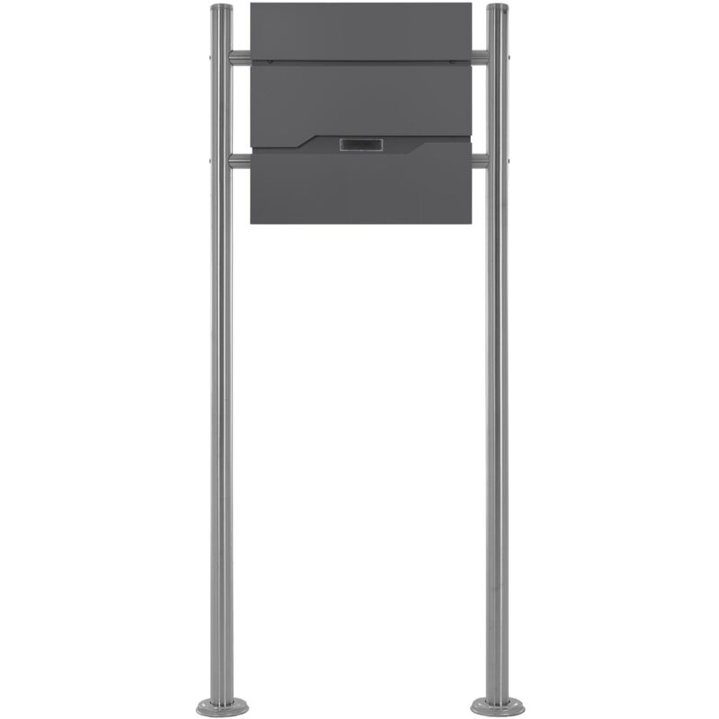 Cassetta Postale Virone Bali In Acciaio Zincato - Formato A5, 2 Chiavi, Colore Antracite - Foto 9