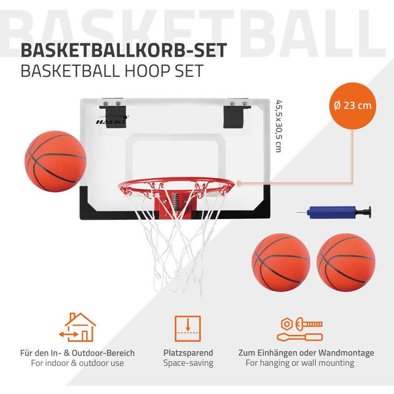 Canestro Da Basket Da Muro Φ45cm - Anello In Acciaio Da 18mm Con Rete Nylon E Molle Antivibrazione - Foto 9