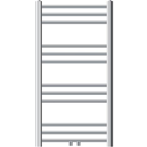 Radiatore Scaldasalviette ECD Germany 300x800 Mm Antracite - Per Bagno Con Attacco Laterale - Foto 7