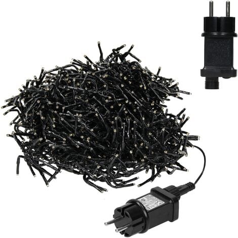 Filo Luci LED Bianco Caldo 200 LED - 13m Per Interni, Trasformatore Basso Voltaggio - Foto 2