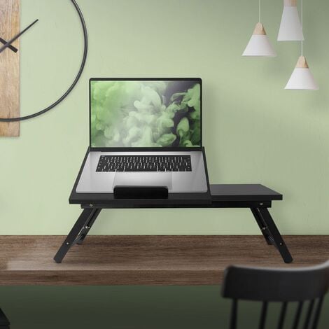 Tavolino Vassoio da Letto Divano per PC Laptop Pieghevole Leggio 65x30