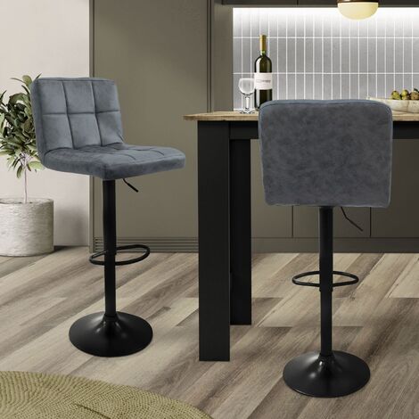 ML-Design Set di 2 Sgabelli da Bar Rivestimento in Ecopelle