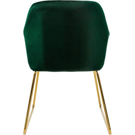 Set 2 Sedie Da Cucina FiveWillowise - Schienale Ergonomico, Gambe Metallo, Verde Nebbia
