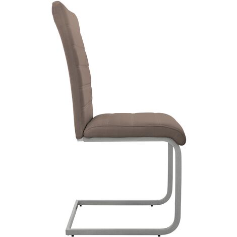 Sedia Ufficio Metallo In Simil Pelle Nero - Foto 11